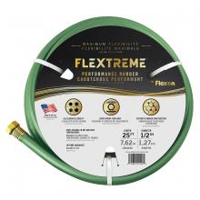Toolway 88010456 - Water Hose Flextreme Synthetic Rubber 1/2in x 25ft Green