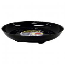 Toolway 88011188 - Plant Saucer Black Vinyl Heavy Footed Round 10in