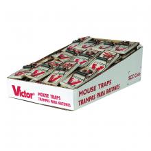 Toolway 88013040 - 72PC Victor Mouse Trap Wooden Metal Pedal Bulk
