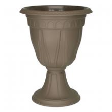 Toolway 88014214 - Azura Classic Planter Plastic Urn 15x20.5in Cappuccino