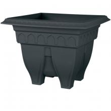 Toolway 88014536 - Azura Classic Planter Plastic Square 20.25x15.25x15.25in Black