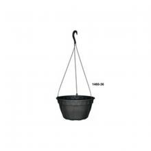 Toolway 88014636 - Azura Classic Hanging Planter Plastic 12in Black