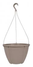 Toolway 88015214 - Quattro Contemporary Hanging Planter Plastic 12in Cappuccino