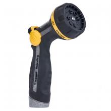 Toolway 88015692 - Relaxgrip Hose Nozzle Sprayer Rear Thumb Control 8 Pattern Black/Yellow