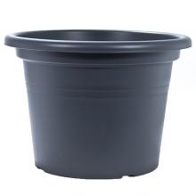 Toolway 88015853 - Tereplast Planter Plastic Round Cilindro Anthracite 14in