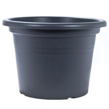 Toolway 88015854 - Tereplast Planter Plastic Round Cilindro Anthracite 16in
