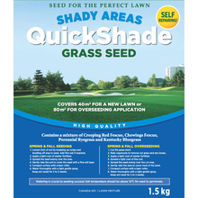 Toolway 88017500 - Quick Shade for Shady Areas Grass Seed Mix 1.5kg