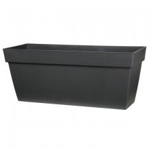 Toolway 88017504 - Viva Self-Watering Planter Plastic Rectangular 24x9x10in Slate