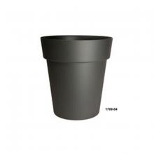 Toolway 88017904 - Viva Self-Watering Planter Plastic Round 9x10in Slate