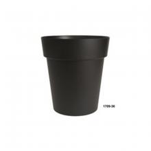 Toolway 88017936 - Viva Self-Watering Planter Plastic Round 9x10in Black