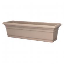 Toolway 88022458 - Distinction Window Box Planter Plastic No Bracket 24x7in Dune Sand