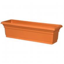 Toolway 88022471 - Distinction Window Box Planter Plastic No Bracket 24x7in Terracotta