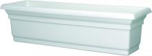 Toolway 88023109 - Distinction Window Box Planter Plastic No Bracket 30x7x7 White