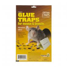 Toolway 88024202 - Mouse and Insect Glue Traps Foldable 3pk