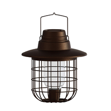 Toolway 88025436 - Audobon Wild Bird Feeder with Solar Light Cage-Design .75lb Black