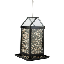 Toolway 88025445 - Audobon Wild Bird Feeder Clear View House 3lbs Black