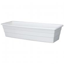 Toolway 88029109 - Futura Window Box Planter Plastic No bracket 24.25x8.75x5.6 White