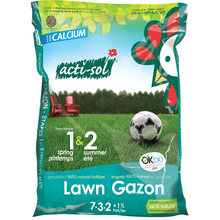 Toolway 88032156 - Acti-Sol Natural Spring & Summer Lawn Fertilizer  (Steps 1 & 2 ) 15Kg 7-3-2