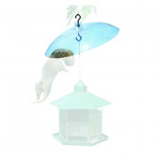 Toolway 88034000 - Squirrel Baffle Dome for Bird Feeder Transparent Dual Mount 16in dia. x 2.78in