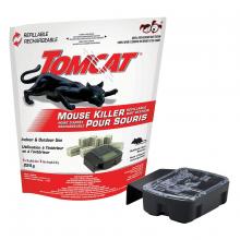Toolway 88036523 - Tomcat Mouse Killer Refillable Bait Station with 8 Bait Block Refills 28g
