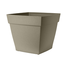 Toolway 88036638 - Harmony Self-Water Plastic Planter 16 X 16 X 14in Portabella