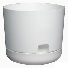 Toolway 88046009 - Oasis Self Watering Planter with Saucer Plastic 10in White