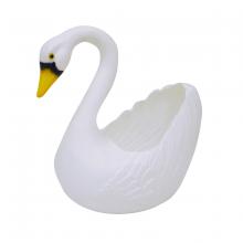Toolway 88051680 - Planter/Garden Décor Blow Mold Swan 16in White
