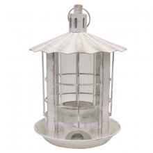 Toolway 88057874 - Wild Bird Feeder Parkview Lantern-Style Antique White 1lb