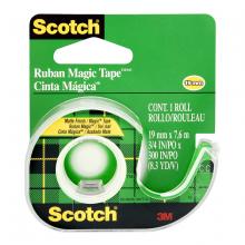 Toolway 88058166 - Scotch Magic Tape & Dispenser Transparent 19mm x 7.6m