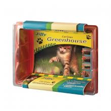 Toolway 88059699 - Jiffy Mini Indoor Greenhouse Cat Grass Growing Kit with Seeds
