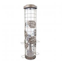 Toolway 88063709 - Wild Bird Feeder Metal Squirrel Be Gone Flexports Holds 1.75Lb of Seeds