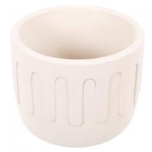 Toolway 88065464 - Steig Concrete Planter Round 6in Grey