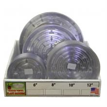 Toolway 88068125 - 180PC Display Clear Plant Saucer Countertop  6in-12in