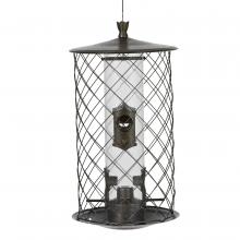 Toolway 88073500 - Wild Bird Feeder Tube with Squirrel Barrier Holds up to 3Lb of Seeds