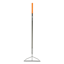 Toolway 88080407 - Pro Garden Rake 14-tine 60in Aluminum L-Handle