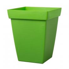 Toolway 88081806 - Bamboo Self-Watering Contemporary Planter Plastic Square 11in Green