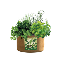 Toolway 88084380 - Burlap Grow Bag for Herbs 5-gallon 13inWx10inLx7inH Natural