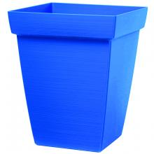 Toolway 88088110 - Bamboo Self-Watering Contemporary Planter Plastic Square 11in Blue