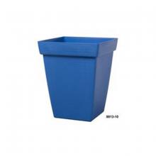 Toolway 88088310 - Bamboo Self-Watering Contemporary Planter Plastic Square 13in Blue