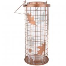 Toolway 88090042 - Wild Bird Feeder Squirrel Stumper Bronze Holds 3Lbs of Seeds