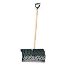 Toolway 88090952 - Snow Pusher 24.5"  Poly Blade Wood Handle 47"