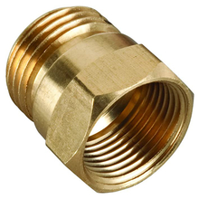 Toolway 88100962 - Brass Hose Fitting Male/Female 3/4in GHT x 1/2in NPT