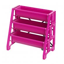 Toolway 88135003 - Vertical Planter Modular 3-Tier Plastic Pink
