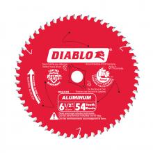 Diablo D0654N - 6-1/2 in. x 54 Tooth Medium Aluminum Cutting Saw Blade