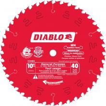 Diablo D1040X - 10 in. x 40 Tooth General Purpose Saw Blade