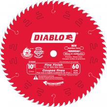 Diablo D1060S - 10 in. x 60 Tooth Fine Finish Slide Miter Saw Blade