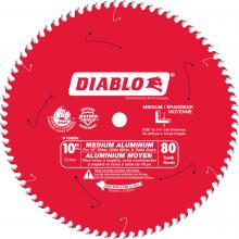 Diablo D1080N - 10 in. x 80 Tooth Medium Aluminum Saw Blade