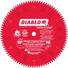 Diablo D1090X - 10 in. x 90 Tooth Ultimate Polished Finish Saw Blade