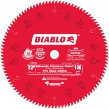 Diablo D12100X - 12 in. x 100 Tooth Ultimate Polished Finish Saw Blade