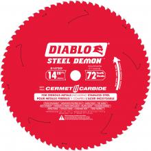 Diablo D1472CF - 14 in. x 72 Tooth Steel Demon Cermet II Saw Blade for Metals and Stainless Steel